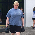 Picture of Becca doing CrossFit