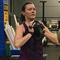 Picture of Lisa doing CrossFit