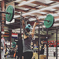 Picture of Piper doing CrossFit